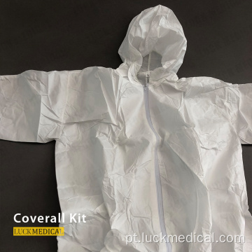 Protetor Coveralls Suje de precaução química